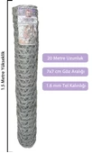 1,5x20 Metre Bahçe Tel Örgü Bahçe Çiti Bahçe Teli Çevirme Teli 1.6 mm Kalınlığında - 1