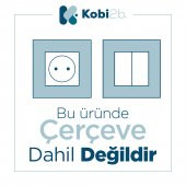 GÜNSAN VISAGE BEYAZ İKİLİ TOPRAKLI PRİZ - 1