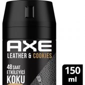 Axe Erkek Deodorant & Bodyspray Leather & Cookies 48 Saat Etkileyici Koku 150 ML - 1