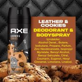 Axe Erkek Deodorant & Bodyspray Leather & Cookies 48 Saat Etkileyici Koku 150 ML - 4