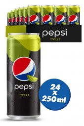 Pepsi Twist Limon Aromalı Kalorisiz Kola Kutu 24x250 ml - 1
