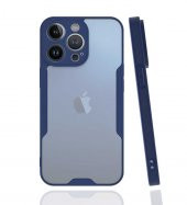 Apple iPhone 13 Pro Max Kılıf Kamera Korumalı Arkası Şeffaf Silikon - 1