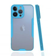 Apple iPhone 13 Pro Max Kılıf Kamera Korumalı Arkası Şeffaf Silikon - 4