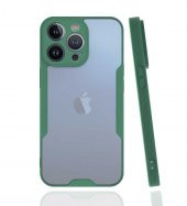 Apple iPhone 13 Pro Max Kılıf Kamera Korumalı Arkası Şeffaf Silikon - 7