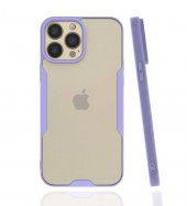 Apple iPhone 13 Pro Max Kılıf Kamera Korumalı Arkası Şeffaf Silikon - 12
