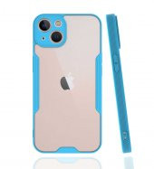 Apple iPhone 13 Mini Kılıf Kamera Korumalı Arkası Şeffaf Silikon - 5