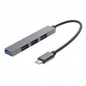 Winex 4in1 Macbook, Phone, Android Type-C to 4xUsbA Çoğaltıcı Adaptör Port Hub - 1