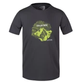 Regatta Fingal V Erkek Kısa Kollu Tişört Koyu Gri RMT216 thumbnail 4