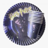 Harry Potter Temalı Karton Tabak Bardak Seti - 8 Kişilik - 1