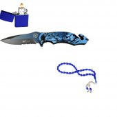 Mtche marka 20 cm çakı metal çakmak ve tesbih ile - 1