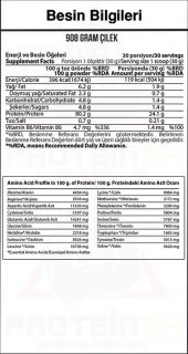 Hardline Whey 3 Matrix Protein Tozu 908 Gr 30 Porsiyon Çilekli - 2