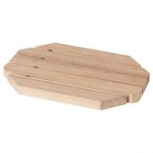 Nihale-Çaydanlık Altlığı IKEA 21x15 Cm MeridyenDukkan Kare-Masif Akasya Altlık - 1