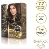 Maxx Deluxe Saç Boyası 7.7 Karamel Kahve - 1