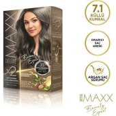 Maxx Deluxe Saç Boyası 7.1 Küllü Kumral - 1