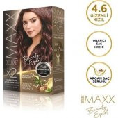 Maxx Deluxe Saç Boyası 4.6 Gizemli Kızıl - 1