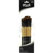 Rich Fırça Yeni Seri 04 Yan Kesik 6 Lı Set - 2