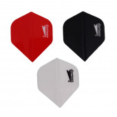 5 Set (15 Adet) DARTSAN Dart Flight. 100 Micron PET Siyah - 1