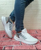 Bestof 100 Beyaz-gri Hafif Rahat Fuspetli Yürüyüş Koşu Spor Ayakkabı thumbnail 6
