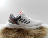 Bestof 100 Beyaz-gri Hafif Rahat Fuspetli Yürüyüş Koşu Spor Ayakkabı thumbnail 7