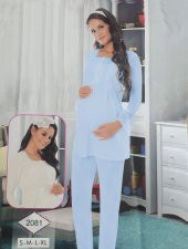 Limissi 2081 Pijama Takım İnci Model - Mavi / S - 1