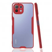 Xiaomi Mi 11 Lite Kılıf Kamera Korumalı Arkası Şeffaf Silikon - 5