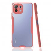 Xiaomi Mi 11 Lite Kılıf Kamera Korumalı Arkası Şeffaf Silikon - 10