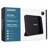 EVEREST SG-V400 2.4GHZ 300MBPS ADSL2+/VDSL2 2*5DBİ DAHİLİ ANTENLİ VOIP DESTEKLİ KABLOSUZ ROUTER thumbnail 6