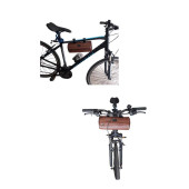 681- MEG Suni Deri Unisex Bisiklet Çantası - 11