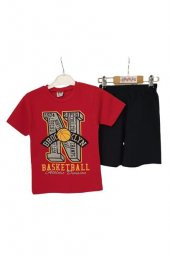 Basketball Erkek Çocuk Şortlu Takım - 4