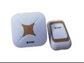 OCASSO OCS-0062 KABLOSUZ KAPI ZİLİ 32 FARKLI MELODİ 12V 23A PİL WIRELESS KAPI ZİLİ GOLD SERİ - 1