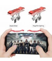 Pubg Ateş Tetik Düğmesi Telefonlar Için Çift Oyun Adaptörü Kutulu - 1