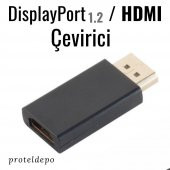 IRENIS DisplayPort / HDMI Çevirici, Dönüştürücü Kablo - 10 Gbit - 2