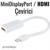 IRENIS Apple Macbook Thunderbolt (Mini DP) / HDMI Çevirici Kablo - 1