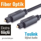 IRENIS Fiber Optik Kablo Toslink Optik Ses Kablosu, Ekstra Kalın - 1