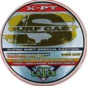 Latex Surf Cast 300m Super Soft Uzak Atış Misinası Turuncu - 3