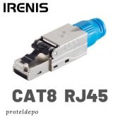 IRENIS CAT8 RJ45 Aletsiz Montaj tipi Konnektör, Cat8, Cat7 Kablo uyumlu - 1