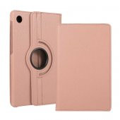 Samsung Galaxy Tab A8 2021 SM-X200 10.5" 360 Dönebilen Standlı Kapaklı Kılıf - 10