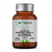 VeNatura Magnezyum (Bisglisinat+Sitrat) ve P5P (Vitamin B6) 60 Kapsül - 1