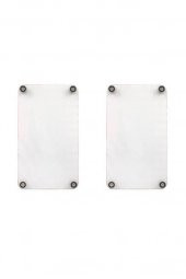 2 li 30x52 cm Model 14 Desenli Cam Kesim Tablası ve Ocak Koruyucu thumbnail 3