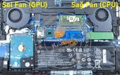 HP Omen 15-CE087tx, 15-CE090nz, 15-CE099nf Cpu Fanı - 3