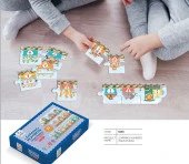 Arnas Toys 5234 Learning Numbers Tren Puzzle 10 Parça Sayılar Karton Puzzle - 4