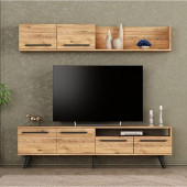 BMdekor TV Ünitesi Merit Antik Çam 180 cm - 1