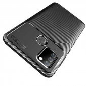 Samsung Galaxy A21S Kılıf Antişok Carbon Desenli Regnor Silikon Kapak - 7