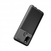 Samsung Galaxy A21S Kılıf Antişok Carbon Desenli Regnor Silikon Kapak - 12