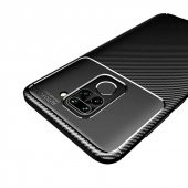 Xiaomi Redmi Note 9 Kılıf Antişok Carbon Desenli Regnor Silikon Kapak - 10