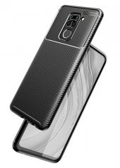 Xiaomi Redmi Note 9 Kılıf Antişok Carbon Desenli Regnor Silikon Kapak - 12