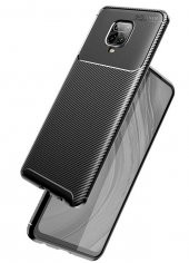 Xiaomi Redmi Note 9S Kılıf Antişok Carbon Desenli Regnor Silikon Kapak - 12