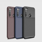 Xiaomi Redmi Note 8 Kılıf Antişok Carbon Regnor Antişok Carbon Silikon - 5