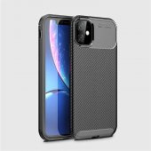 Apple iPhone 11 Kılıf Antişok Carbon Regnor Antişok Carbon Silikon - 12