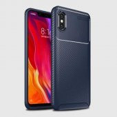 Xiaomi Mi 8 Pro Kılıf Antişok Carbon Regnor Antişok Carbon Silikon - 6